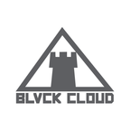 Silver  Black Cloud castle / tower sticker 