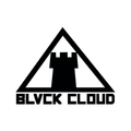 Black Black Cloud castle / tower sticker 