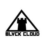 Black Black Cloud castle / tower sticker 