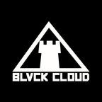 White  Black Cloud castle / tower sticker 