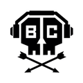 Black BC Skull Rock Vinyl Sticker