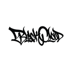 Black Cloud Graffiti Tag Vinyl Sticker